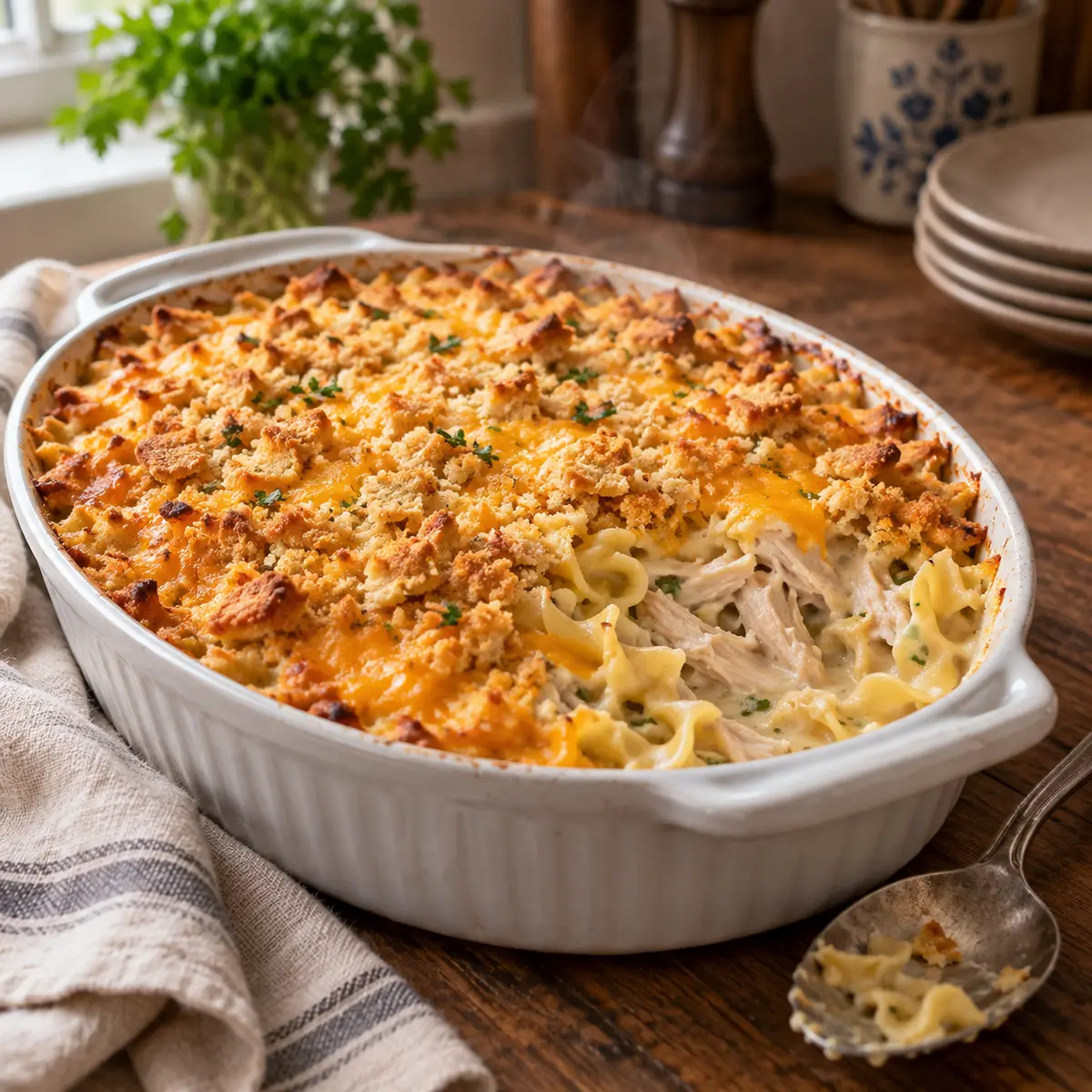 Dolly Parton's Chicken Noodle Casserole